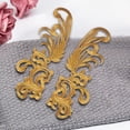 thumbnail image 3 of 2x Embroidery Patch Sewing Craft Decoration Lace for Jeans Crafting Gold, 3 of 4