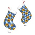 thumbnail image 3 of Salouo Sunflowers Print Christmas Stockings,Large Xmas Stocking Set of 1 Holiday and Farmhouse Stocking for Christmas Holiday Party Decoration(17.7*11 Inch), 3 of 7