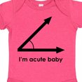 thumbnail image 4 of Inktastic I'm Acute Baby Funny Math Pun Boys or Girls Baby Bodysuit, 4 of 5