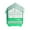Green, variant on YML 1314PUR House Top Style Small Parakeet Cage