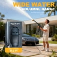 thumbnail image 3 of BAOKALER 970PSI Cordless Pressure Washer with 2 x 4.0Ah Rechargeable Batteries, Portable Pressure Washer with 6-in-1 Adjustable Nozzle for Cars/Patios, 3 of 11