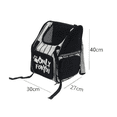 thumbnail image 2 of YOUMI Cat Carrier Breathable Dog Carrier Ventilated Mesh Cat Bag For Travel Hiking Walking Sunshade Design Pet Carry Canvas Bag, 2 of 5