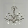 thumbnail image 6 of Livex Lighting Daphne 15 Light Foyer Chandelier in Brushed Nickel, 6 of 9