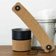 thumbnail image 4 of Estuche para tazas de cuero PU de corcho portavasos ajustable para café té bebidas frías y calientes, 4 of 9