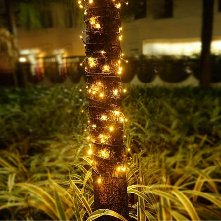 Where To Buy Starry String Lights 100 LED Twinkle Fairy Light String 33 Feet 8 Modes White/Warm White & Tail Plug Holiday Decoration ()