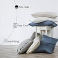 thumbnail image 6 of Southshore Fine Living, Inc. Cooling Pillow Cases King Size Set of 2, King Size Bedding, Steel Grey, 6 of 7