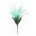thumbnail image 1 of Midwest Design Imports 49116 17 in. Rain Guinea & Hackle Feather Flower Stem - 4 Piece, 1 of 1