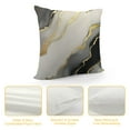 thumbnail image 4 of COMIO  Black Gold Grey Marble Throw Pillow Covers Marble Texture Modern Decorative Pillow Cases for Couch Sofa Bed Home Decor, 4 of 5