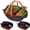 Black, variant on 3 Pcs Garden Harvest Basket with Dividers Tool Caddy| Removable Partitions, Doubles Colander for Veggies Fruit, Gathering Produce with Handle, Garden Harvesting Accessory