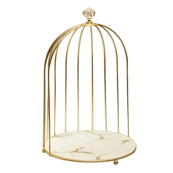 Perfume and Skincare Organizer, Dresser Cosmetic Storage Makeup Organizer, Make Up Holder Countertop for and Desktop - 1 Tier White gold 1 Tier