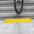 thumbnail image 1 of Minkissy 2Pcs Rectangular Ramp for Doorway Threshold Yellow Wear-resistant Portable Ramp, 1 of 8