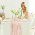 thumbnail image 6 of Cheesecloth Table Runner 70 Inch Rustic Boho Gauze Cheese Cloth Table Runner for Wedding Baby Shower Bridal Shower Birthday Party Home Decorations, 6 of 8