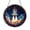 Acrylic 3.5 Inch, variant on Space Window Suncatcher with Stained Glass Look, Home Window Decor Featuring Shuttle and Sky