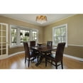 thumbnail image 2 of Tully 6 lights brass flush mount, 2 of 5