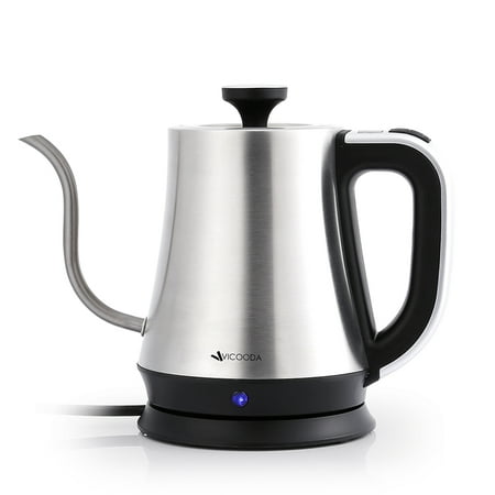 Electric Temperature Control Gooseneck Kettle Electric with LED Display, Pour Over Coffee Kettle Stainless Steel Water