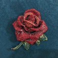 thumbnail image 2 of Broche de rosa de cristal para mujer, elegantes accesorios de bisutería, 2 of 4