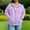 Purple, variant on Royisotas Womens Hoodies Plus Size Plain Plus Size Winter Long Sleeve Pullover Hooded Full Zip Casual with Pockets Tops