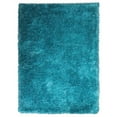 thumbnail image 2 of Rugsotic Carpets Hand Tufted Shag Polyester Eco-Friendly Area Rugs - 6'x9', Rectangle, Turquoise, Plain Solid Design, High Pile Handmade Anti Skid Rugs for Living Room, Bed Room K00111, 2 of 5