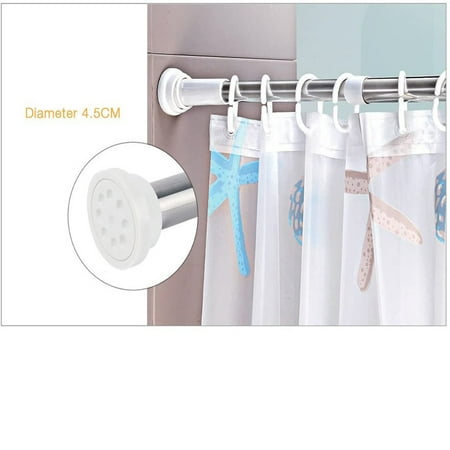 Shower Curtain Rod Without Drilling, 80 Shower Curtain Rod