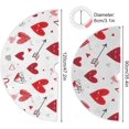 thumbnail image 3 of GZHJMY Valentine's&nbsp;Day Love Heart&nbsp;Tree&nbsp;Skirt, Double&nbsp;Layers Xmas Tree Skirts for Valentine's&nbsp;Day, Holiday Party Indoor Outdoor Home Office Ornaments, 36", 3 of 6