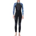 thumbnail image 1 of DivaSail Wetsuits Buceo Traje de buceo Hombre y traje de mujer Mangas largas Pantalones largos Cuerpo completo Traje de baño completo Deportes transpirables Pieles de buceo Mujeres Negro / azul 【S】 kenally OD003283-11, 1 of 7