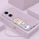 thumbnail image 3 of Funda Huawei Y9S Huawei Y9 2019 Y9A Y7P Y7A Y5 2018 Y5 Prime 2018 Funda Perro de leña con cuerda colgante carcasa de teléfono móvil, 3 of 3