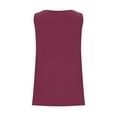 thumbnail image 5 of Ahabrexf Summer Tank Tops for Women Square Neck Loose Fit Casual Fashion Flowy Sleeveless Tee Shirts, 5 of 6