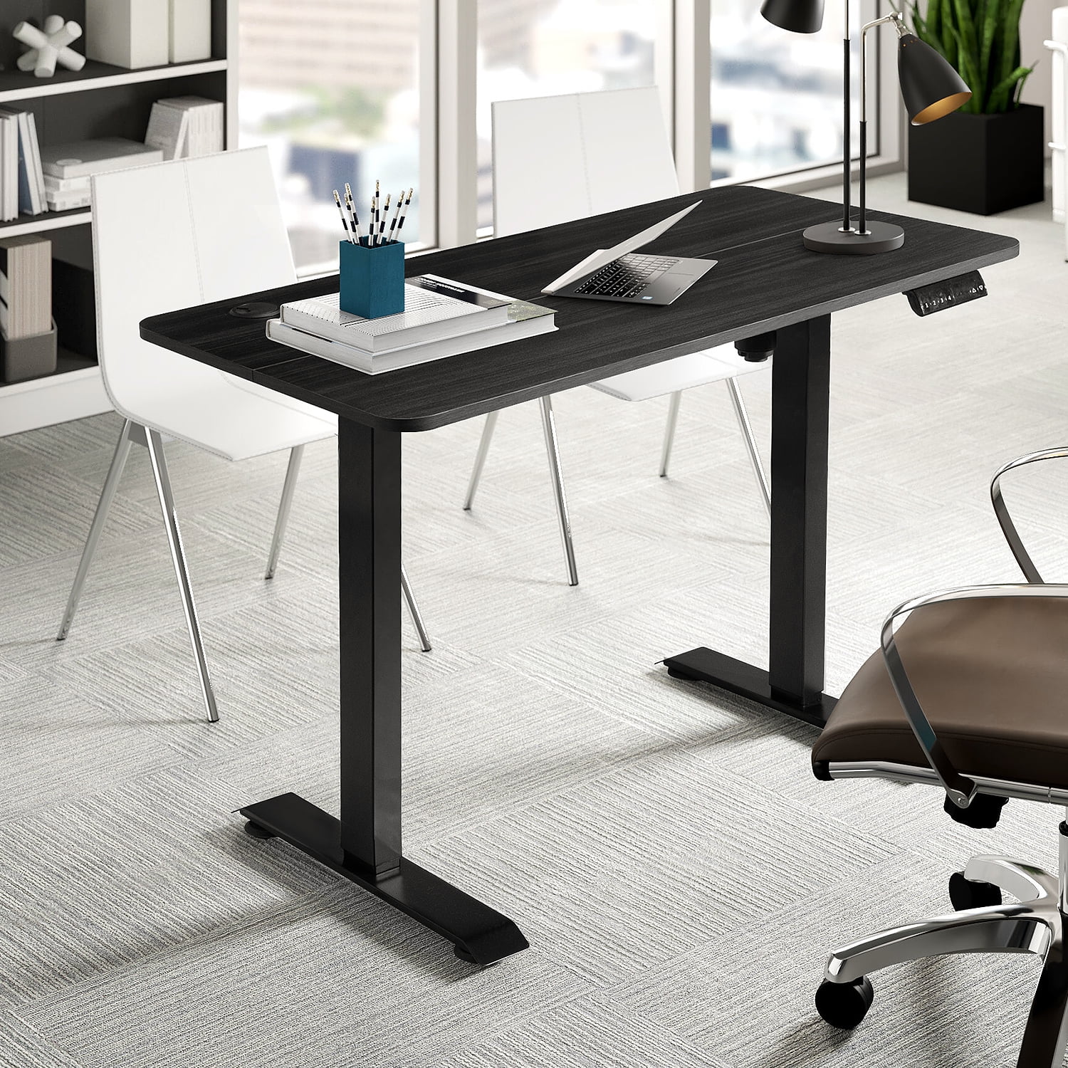 Corner Height Adjustable Table Home Office for Streamer