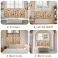 thumbnail image 6 of Vintage Spring Floral Tier Curtains, Summer Botanical Pastoral Flowers Light Filtering Kitchen Curtains, 2Pcs Rod Pocket Half Window Treatments Panels for Sink Cafe Cabinet Camper 27.5x36 Inches, 6 of 9