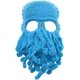 thumbnail image 5 of chapeau De Ski Unisexe Lgant En Tricot Pieuvre Coupe-vent, Masque De Ski, Casquette Garde Le Visage Au Chaud Bleu, 5 of 5
