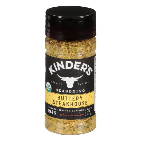 KINDER'S Organic Buttery Steakhouse Seasoning, 3 Oz