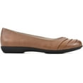 thumbnail image 3 of CLIFFS BY WHITE MOUNTAIN Clara Womens Ballet Flat 6.5 Wide Tan/Es-print, 3 of 6