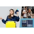 thumbnail image 6 of Blue RFID Blocking Genuine Leather Travel Passport Wallet Holder, 6 of 11