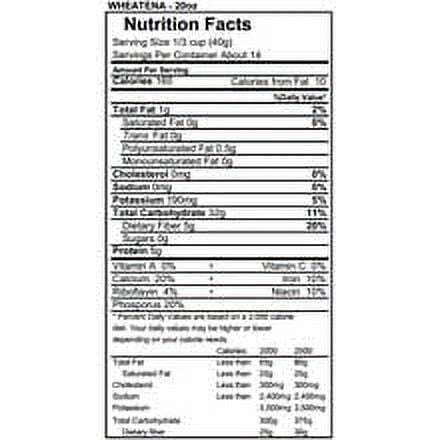 Wheatena Toasted Wheat Cereal, 20 Oz