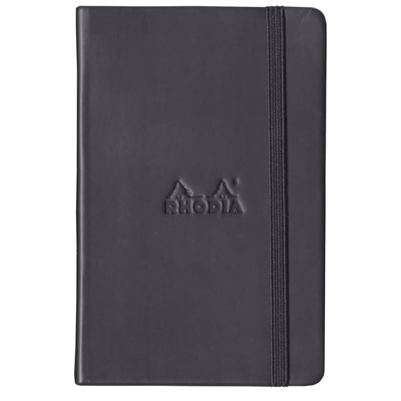 Libreta Rhodia A5 Webnotebook Dot Black 96 hojas