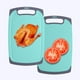 thumbnail image 4 of Teissuly Plastic Cutting Boards For Kitchen Dishwasher Safe Double-sided Design Extra Large Cutting Board For Meat Easy Grip Handle Non-Slip With Grinding Area (13x9x0.2inch) Teissuly WER202401277222, 4 of 7