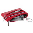 thumbnail image 4 of Women's Genuine Leather Coin Purse Mini Pouch Change Wallet with Keychain,red, 4 of 6