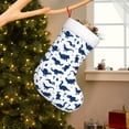 thumbnail image 2 of Cauagu Cute Cartoon Dinosaur for Christmas Stockings,1-Pack Large Xmas Stocking Holiday and Farmhouse Stocking Fit for Christmas Holiday Party Decoration(17.7*11 Inch), 2 of 7