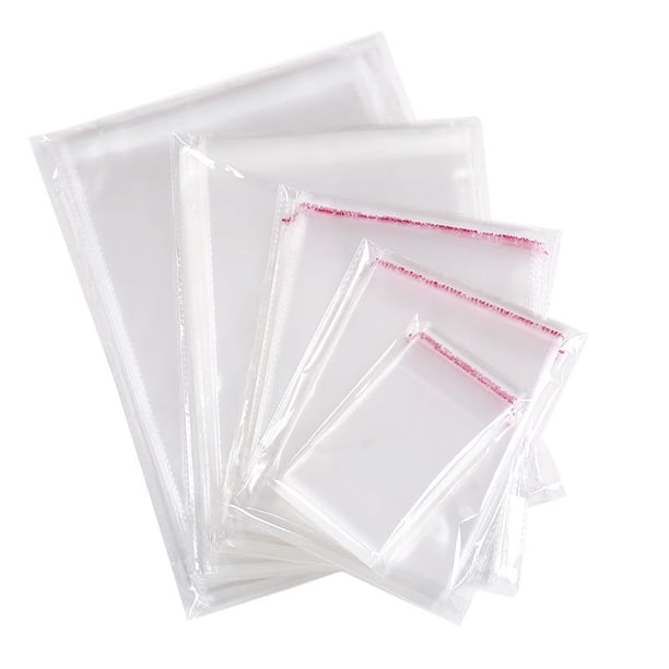 Bolsa autoadhesiva OPP, bolsa de plástico para ropa, bolsa de embalaje de plástico, bolsa autoadhesiva transparente para joyería, bolsa autosellante