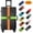Multicolored, variant on 10 Pack Luggage Straps 71" Long Belts Keep Suitcase Secure While Traveling, TSA Approved Add a Bag Premium Accessory for Travel Bag Closure