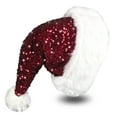 thumbnail image 1 of Gorro de Papá Noel, Gorros de Navidad para Mujeres o Hombres, Gorro de Vacaciones Suave para Adultos para Suministros de Fiesta de Año Nuevo de Papá Noel, 1 of 5
