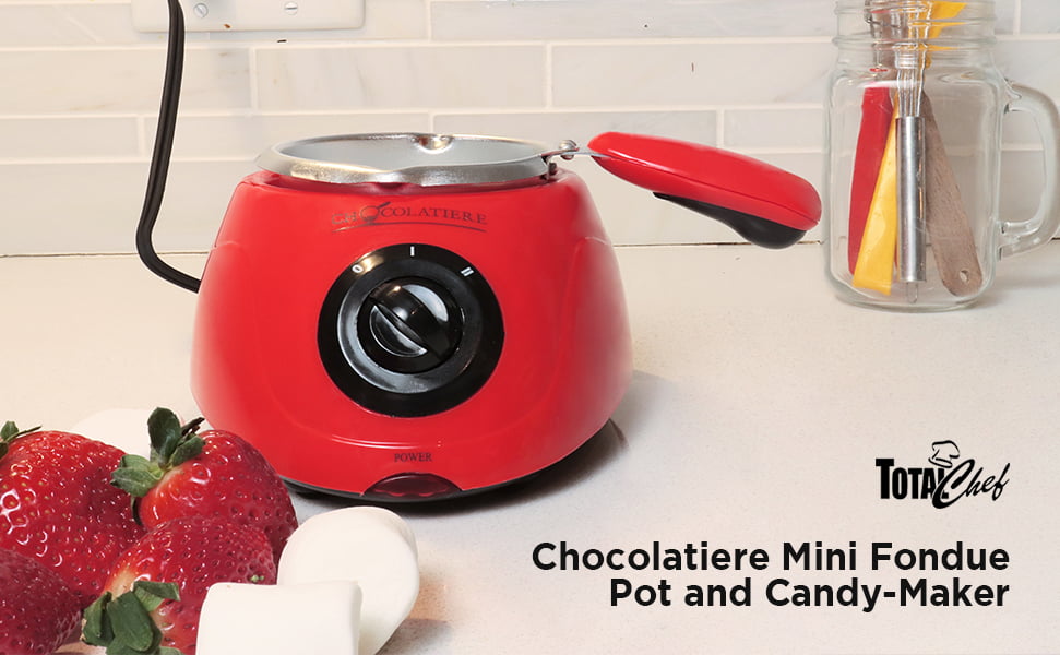 Koolatron CM10G-CA Total Chef Chocolatiere Chocolate Fondue Pot - Red - Bed  Bath & Beyond - 15011348