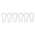 thumbnail image 3 of Gancho de Primavera, Galvanized Hierro Resistente al Calor A Prueba de Óxido 3.15 Pulgadas Long Rapid Desconexión Catabiner Clip 6pcs Para Subir Rescate de Elevació, 3 of 7
