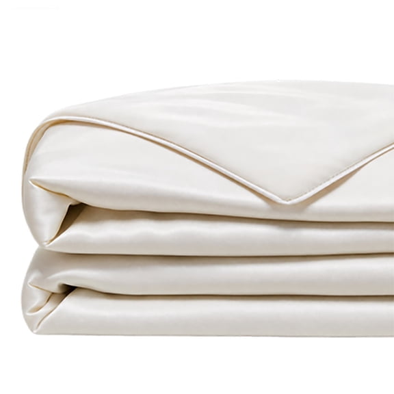 Cooling Blanket, Ice Silk Quilt for Hot Sleepers, Lightweight Summer Quilt Breathable Cooling Comforter Machine Washable for Night Sweats Relief, Home Bedroom and Travel Use