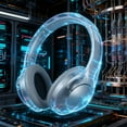 thumbnail image 4 of Hybrid Active Noise Cancelling Headphones, 70H Playtime,Bluetooth Wireless Over Ear Foldable Headphones with HiFi Audio, Home Travel Office, 4 of 6