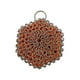 thumbnail image 1 of Cepillo limpiador de hierro fundido, almohadillas de silicona, utensilios de cocina reutilizables de acero inoxidable Naranja, 1 of 9
