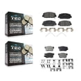 thumbnail image 1 of TEC Front Rear Ceramic Brake Pads Kit for Car 2016-2022 Acura ILX KTC-100286, 1 of 10