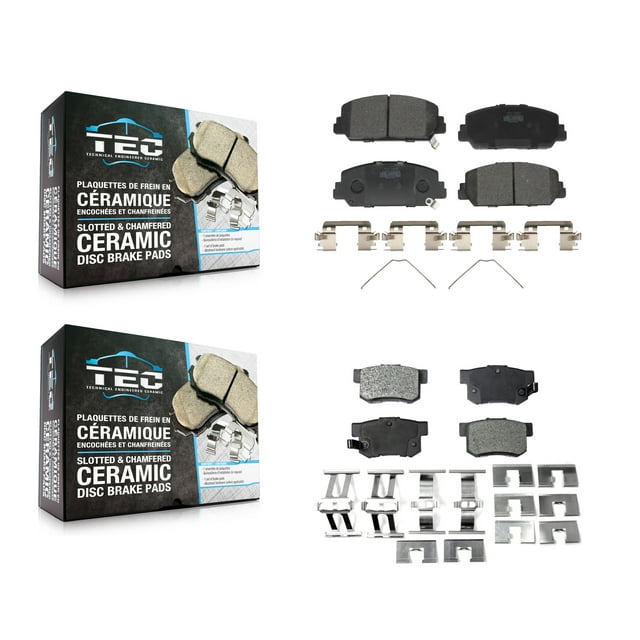 TEC Front Rear Ceramic Brake Pads Kit for Car 2016-2022 Acura ILX KTC-100286