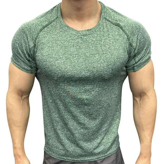 Running Shirts for Men Lightweigh Quick Dry Performance T-Shirt Moisture-Wicking Athletic Tee for Gym Workout Training