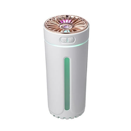 

ADVEN 300ml Air Humidifier USB Aroma Diffuser Home Office Living Room Bedroom Mini Sprayer Portable Travel Auto Power-off Atomizer White